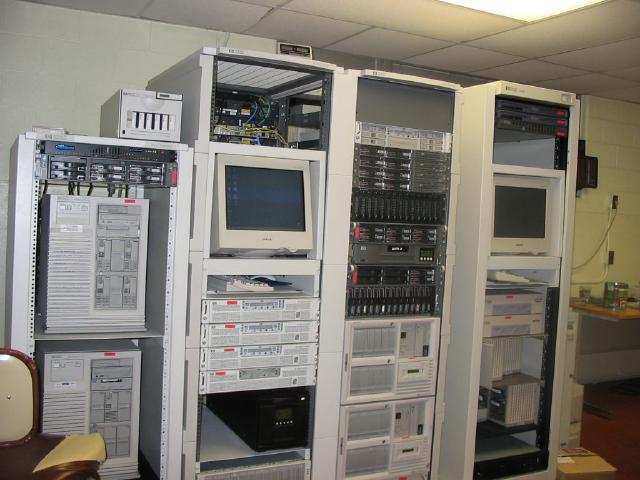 Servers in serverroom