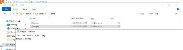 File2 created